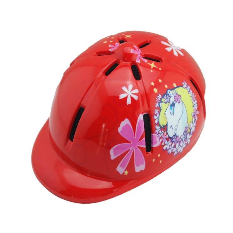 Red children ' s horse hats, ages 3-8